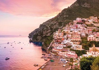 Továbbutazás, szállás Nápoly régióban. 3. NAP Amalfi és Positano Reggeli a szállodában. A mai napon a lélegzetelállítóan szép Amalfit fedezzük fel.