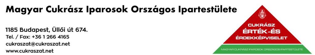 SZERVEZETI-MŰKÖDÉSI SZABÁLYZAT Az Ipartestület alapadatai Az Ipartestület neve: (a továbbiakban: Ipartestület) Az Ipartestület székhelye: 1185 Budapest, Üllői út 674.