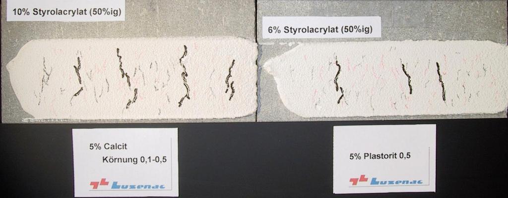 Repedésmentes rendszer alacsonyabb szerves kötőanyag
