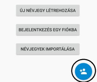 13. Névjegyek A Főmenüben válassza a Névjegyek ikont. 1.