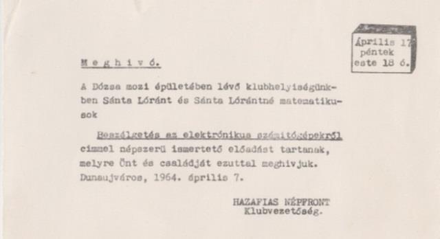 közül azért néhányat megoldottak a közben megalakított Operációkutató Csoport munkatársai, különböző budapesti számítógépeken bérelt gépidők felhasználásával; ezekről egy összeállítás az 5.