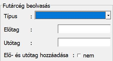 Az előtag és az utótag feltöltése nem kötelező, azonban ha kitöltésre kerül, akkor az Elő- és utótag hozzáadása pipálható mező 2 állása