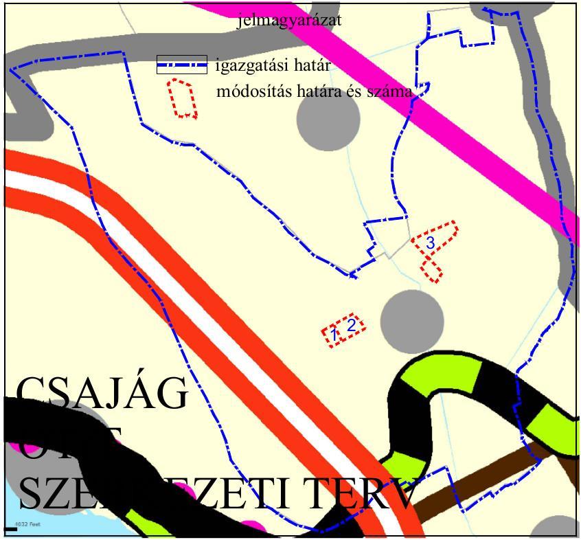 A település igazgatási területét érinti,