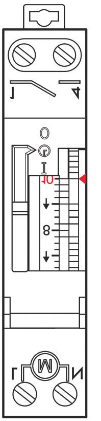 SETTING THE TIME NASTAVENÍ ÈASU Turn the dial in directionof the arrow and set the time against the < E.G. 0.