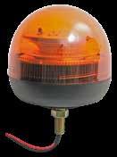 VILLANÓLÁMPA LED 12/24V ALSÓ CSAVAROS SÁRGA
