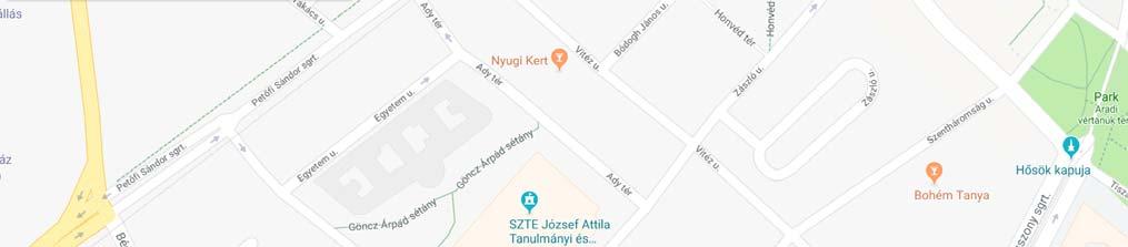 Étkezés Catering a Kari Konferenciateremben lesz elhelyezve, a Petőfi épületben pedig a Phd szobában (II. emelet, folyosó közepén).
