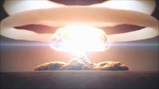 6. ábra: A Cár-bomba robbanásának felvétele. (https://www.youtube.com/watch?v=2prb-ozcz0k) A bomba 27 tonna tömegű volt, kerekítve 8 méter hosszú, 2 méter átmérőjű.