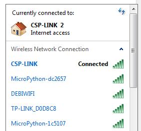 webrepl_setup A konfgurálás után csftlfkozhftunk f kívánt AP eszközhöz (f MicroPython-xxxxxx nevekben fz utolsó