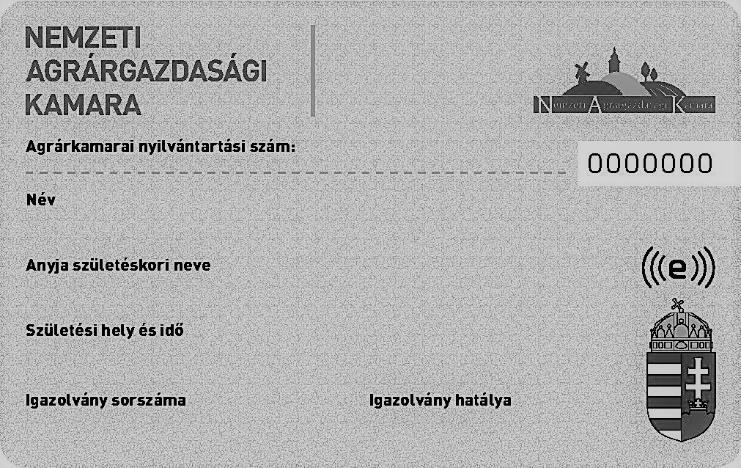 foglalkozik) Őstermelői igazolvány +