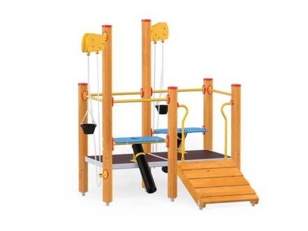 9) Homokozó játék Novum 1114EPON Sand Winch Orbis Korcsoport: 1-5 Rögzítés: 2,32x2,21x2,31 m esési