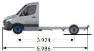 Sprinter Szimplafülkés Alváz, Standard - A2 járm!hossz Hátsókerék-hajtás A2 (RWD) Els kerék-hajtás!a2!(fwd) Típus Meg.