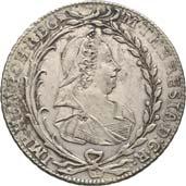 20 Krajcár (Ag) 1776 Gyulafehérvár /Karlsburg/ mint elôzô /wie vorher/ Av: M THERESIA D G R