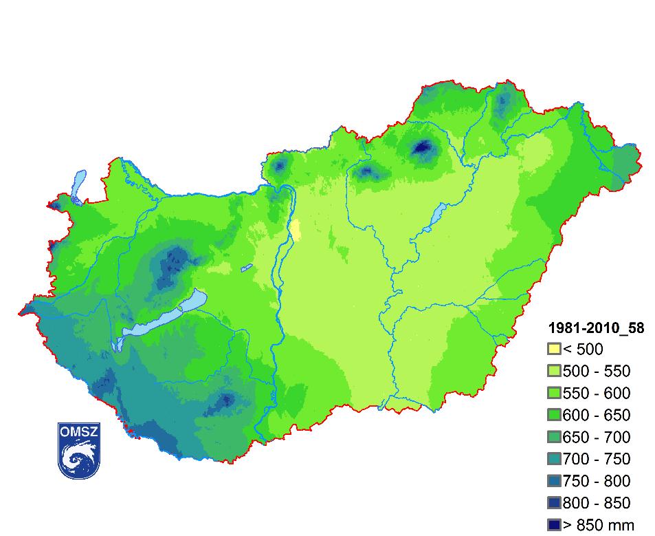 összeg változása, 1961-2015