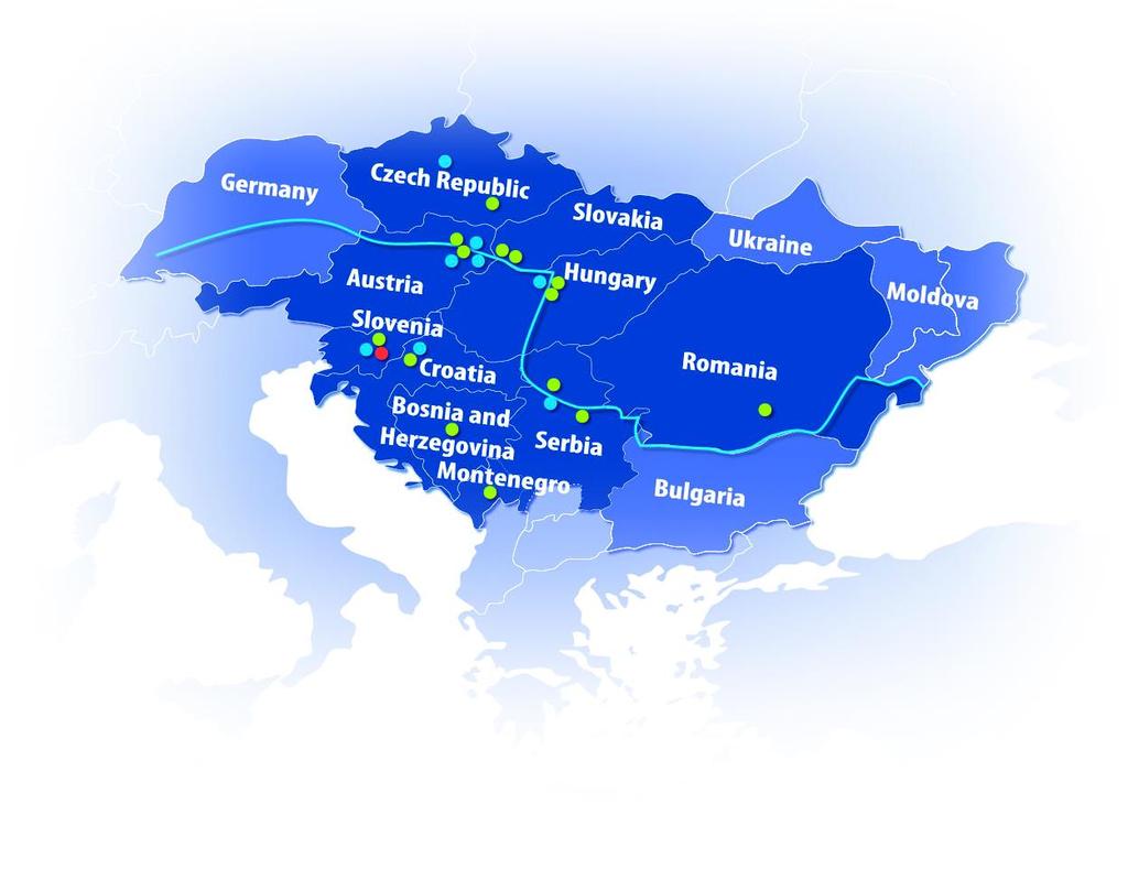 DriDanube Aszály kockázat a Duna régióban Az aszály helyzetek válságkezelése (Stratégia) javulása, valamint jobb együttműködés nemzeti és regionális szinten a Duna régióban működő operatív