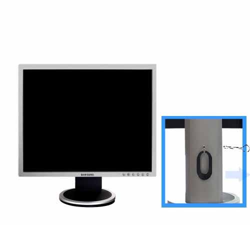 A. Rögzít csap Lehetséges, hogy az Auto Rotation (Automatikus elforgatás) a monitor típusától függ en nem használható.