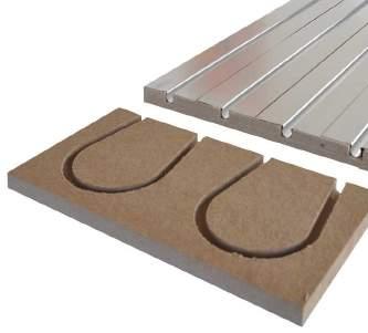 3,3 kg/m 2 PowerFloor Öko PLUS Egyenes elem: 1000 x 500 x 24 mm Visszafordító: 250 x 500 x 24 mm Anyag: fagyapot aluelemekkel Vastagság aluminium: 0,4 mm Nyomószilárdság: 200  5-6 kg/m 2 PowerFloor