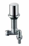 Telescopic function Window installation Stainless steel effect PVD Kitchen shut-off valve