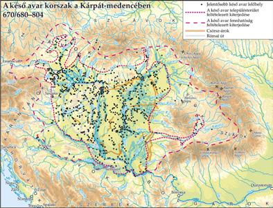 kép: Szentpéteri József: A késő avar korszak a Kárpát-medencében (670/680 804).