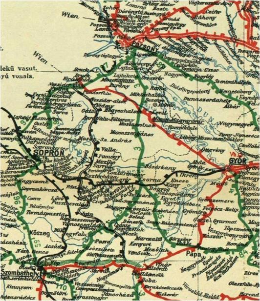 Egy kis történelem 1891. megnyitják a Pozsony Szombathely HÉV társaság által épített, 123 km hosszú Pozsony Hegyeshalom Porpác vasútvonalat 1920.