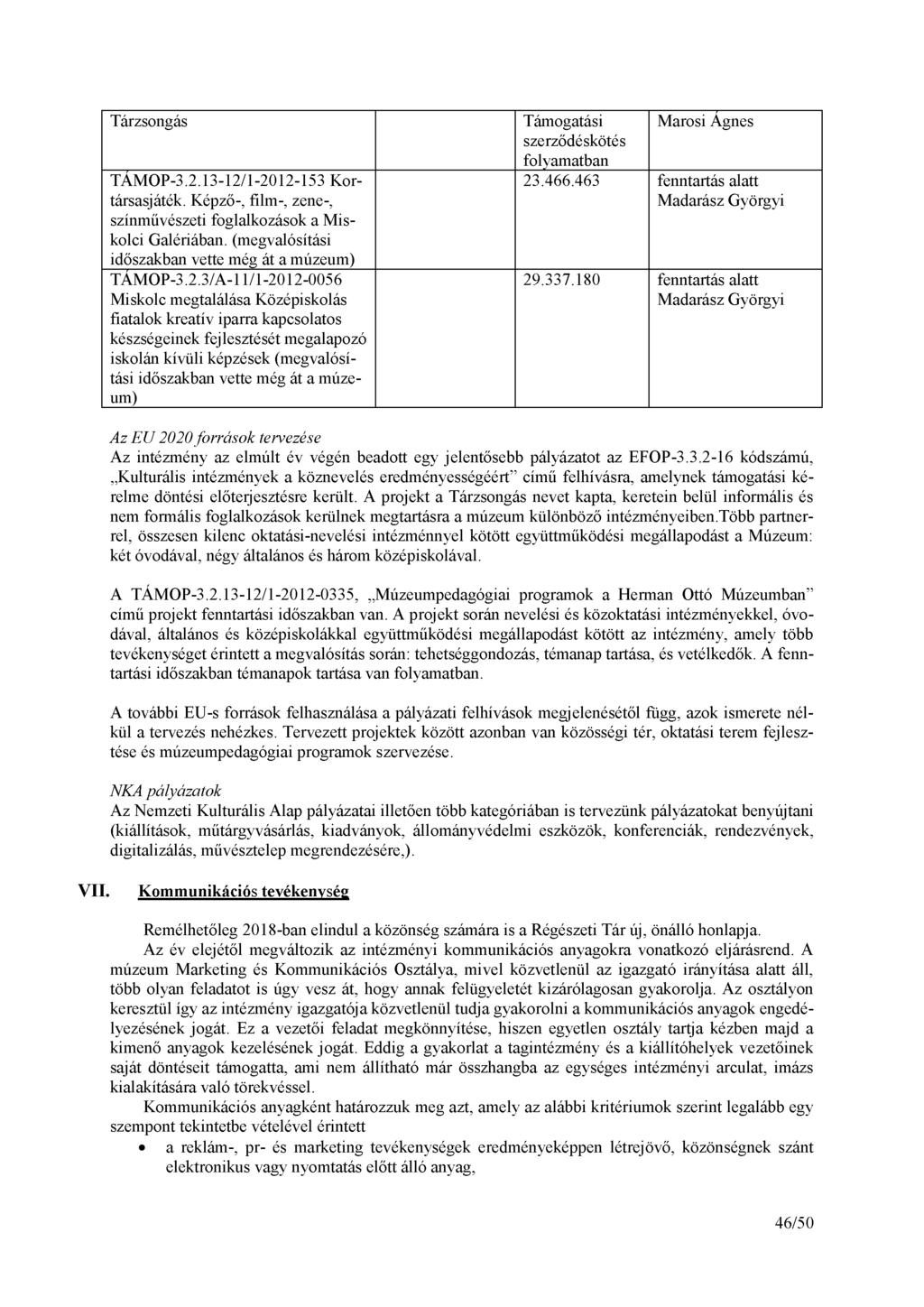 Tárzsongás TÁMOP-3.2.