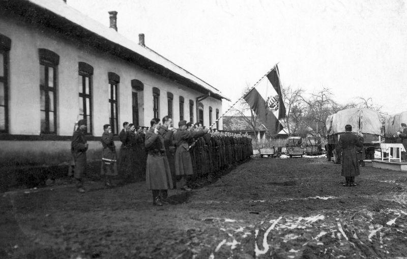 A 12. gyalogezred élszállítmánya, az ezredközvetlen árkászszázad 1944.