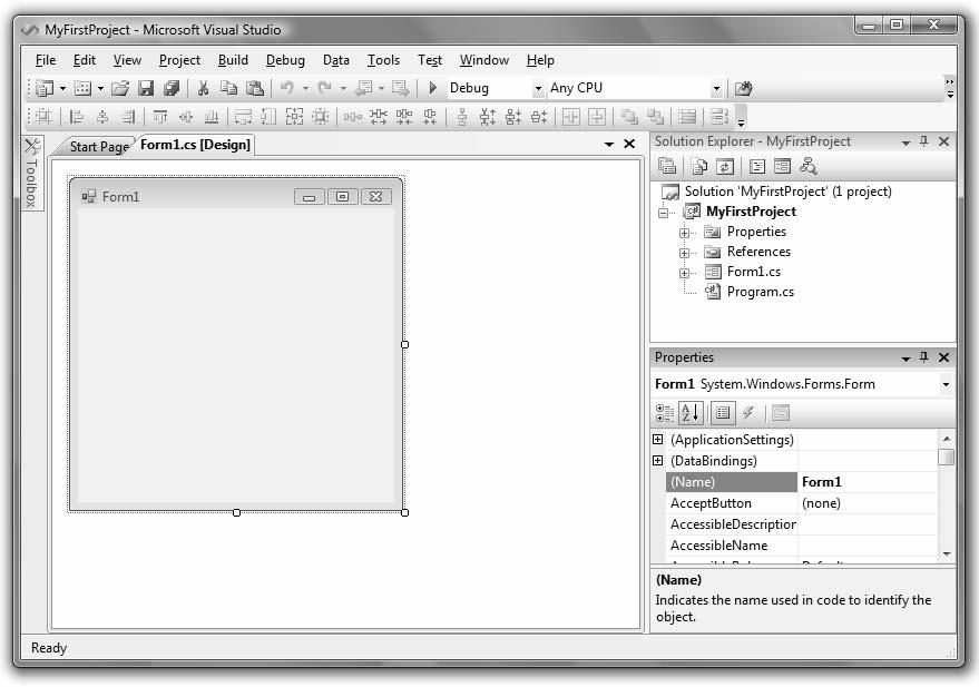 Bradley Millspaugh: 1. Introduction to Programming and Visual C# Text 19 C H A P T E R 1 11 The IDE Main Window Figure 1.