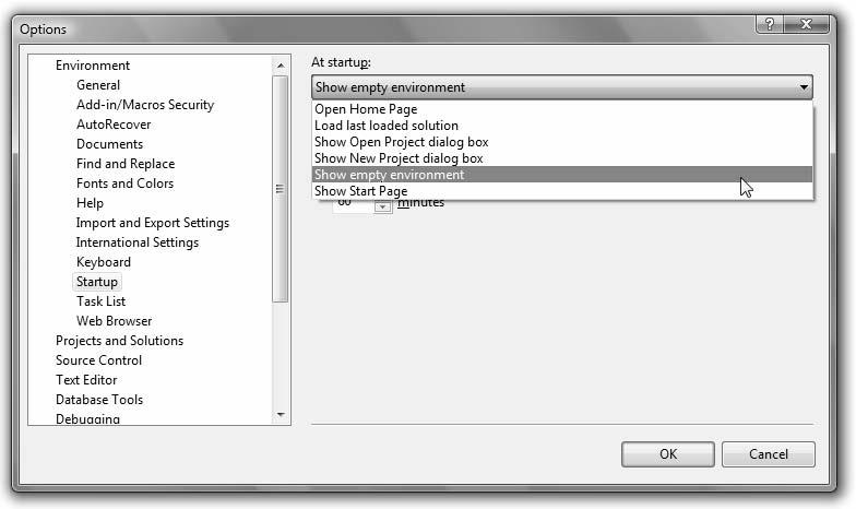 26 Bradley Millspaugh: 1. Introduction to Text Programming and Visual C# 18 V I S U A L C# Introduction to Programming and Visual C# STEP 4: Optional: Select Tools / Options.