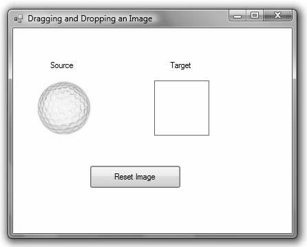 Bradley Millspaugh: 13. Graphics, Animation, Sound, and Drag and Drop Text 569 C H A P T E R 13 561 Dragging and Dropping an Image You also can drag and drop images ( Figure 13.