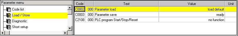 Commissioning Loading Lenze settings 6 6.14 Loading Lenze settings Note! After loading the Lenze setting, all parameters are set to basic setting defined by Lenze.