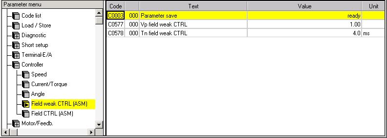 6 Commissioning Optimising the drive behaviour after start Adjustment of field controller and field weakening controller 6.16.2 Adjustment of field controller and field weakening controller Stop!