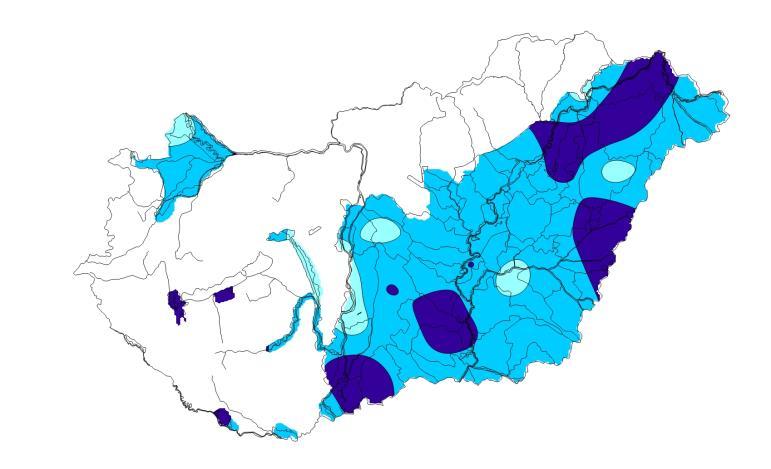 A hosszú távú meteorológiai előrejelzés alapján nagyobb téli-tavaszi belvíz valószínűleg nem fog kialakulni, de csapadékos-havas tél esetén az egyébként is általában magasabb