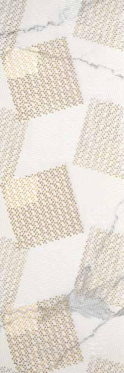 BEYAZ GEO DEKOR 40x120 cm WHITE GEO