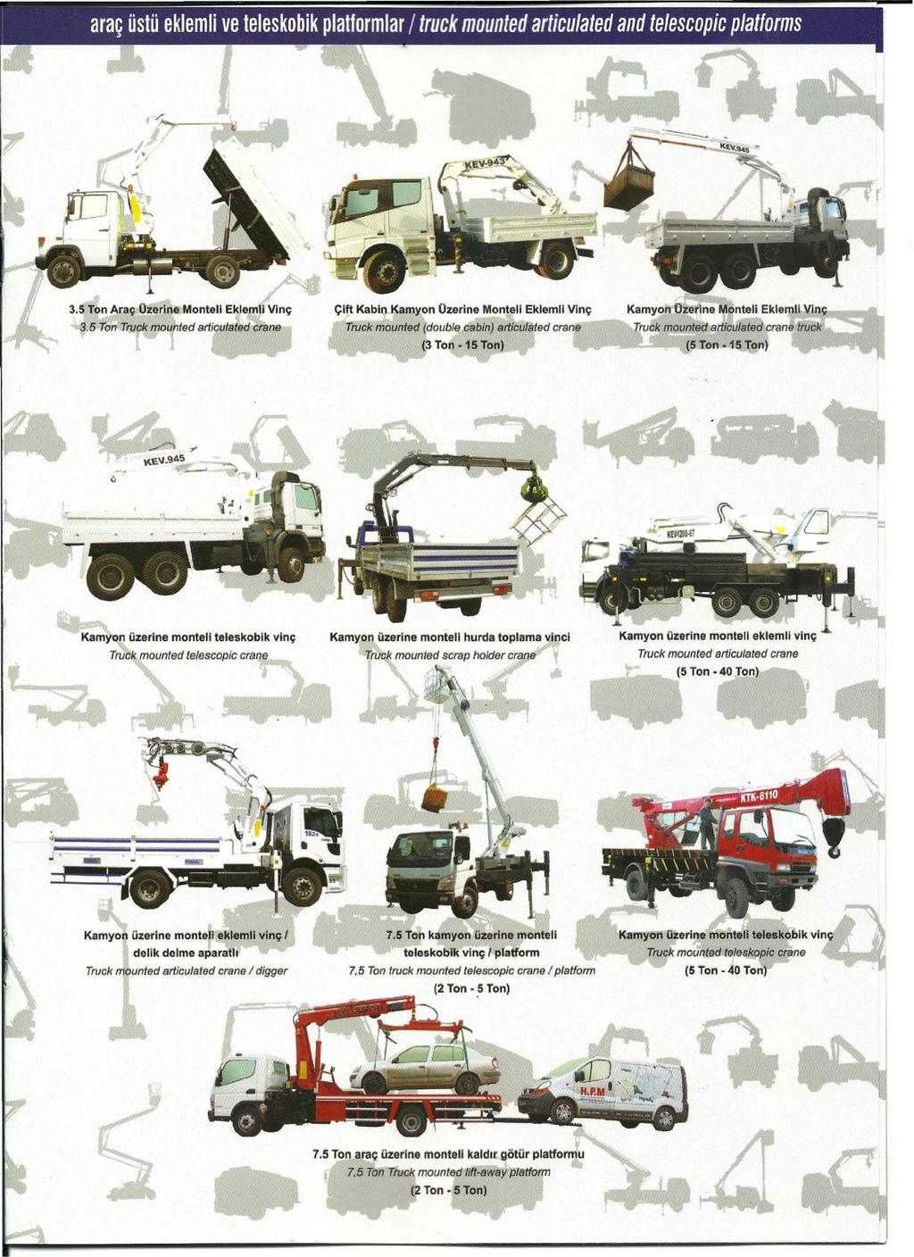 3.5 Ton Ara!; Ozerine Montell Eklemll Vln!; 3.5 Ton Truck mou fed articulated crane i C;:lftKabin.Kamyon Ozerine Montell Eklemll Vin!