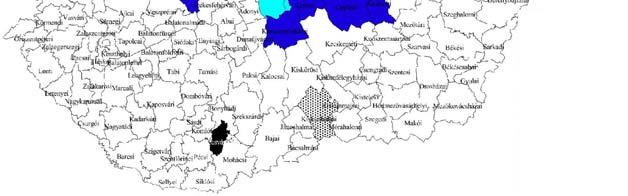 vszonyítva. A kstérségek osztályozása a gyógyszergyártás ágazat alapján Budapest adatanak fgyelembevétele nélkül LQ<1 és Alacsony Magas LQ<1 és nem szgnfkáns LQ<1 és Alacsony Alacsony 5.  vszonyítva.