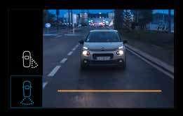 MODERN TECHNOLÓGIA A Citroën 3D navigációs rendszeren* a média-, telefonés navigációs funkciók hangvezérléssel (kizárólag angol és francia