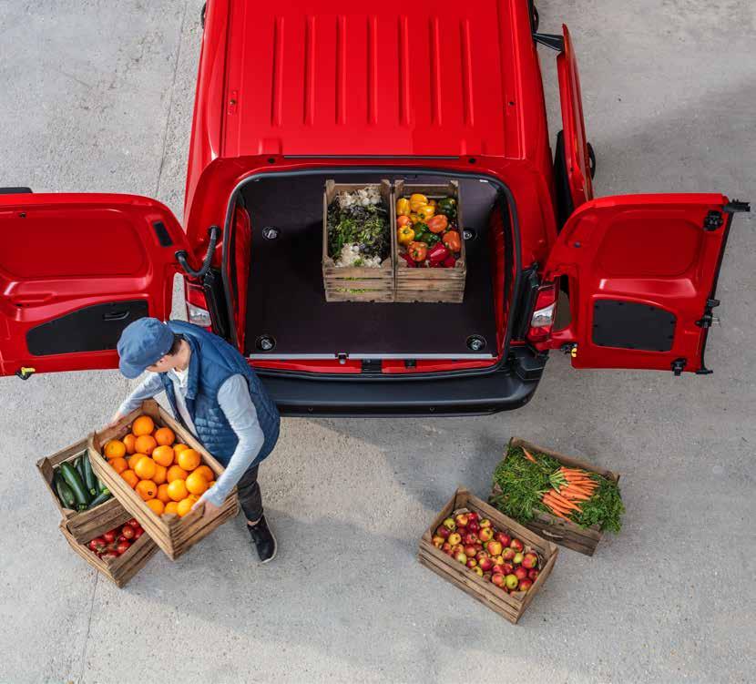 RAKODÓKAPACITÁS 1000 KG HASZNOS TEHER Az új Citroën Berlingo Furgon rakodókapacitása 3,30 m³-től (M) 3,90 m³-ig (XL) terjed