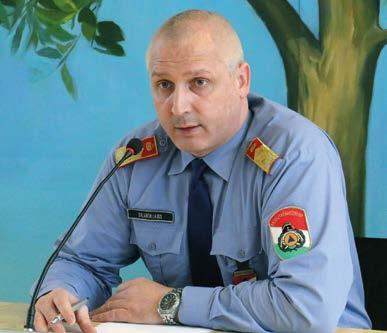 Salamon Lajos tűzoltó ezredes ismertette a 2018-as évben végzett tűzvédelmi tevékenységüket, melynek kapcsán beszámolt arról is, hogy a tűzoltóság egyre növekvő létszámhiánnyal küzd.