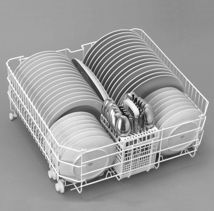 for its safe extraction, also especially useful with a full load. For loading salt, cleaning filter and for ordinary maintenance, the complete extraction of the basket is necessary.