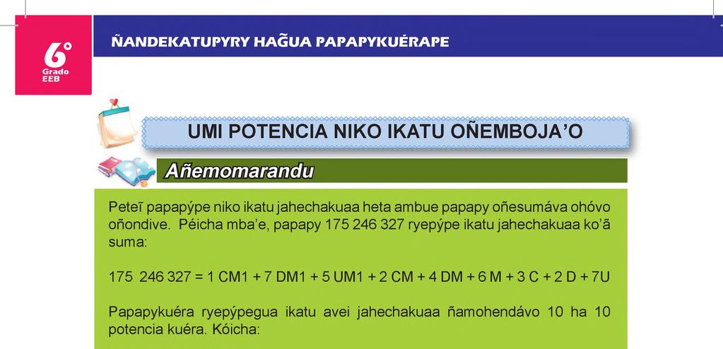 100) + (2 x 10) + (7 x 1) Kóicha ñamboja óramo papapy héra descomposición polinómica ha ipype jahechakuaa oñemultiplikaha ohóvo