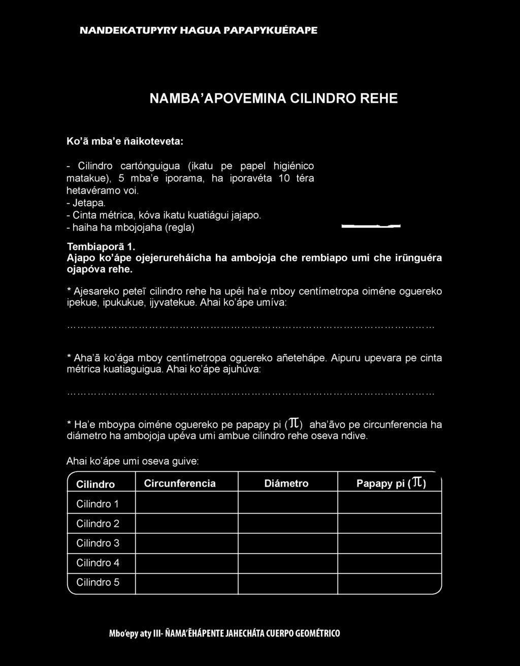 iporavéta 10 téra hetavéramo voi. - Jetapa. - Cinta métrica, kóva ikatu kuatiágui jajapo.
