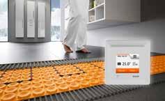 Schlüter -DITRA-HEAT-E Elektromos fal-temperálás mely lefedi a megnövekedett hőigényt a fürdőszobában A