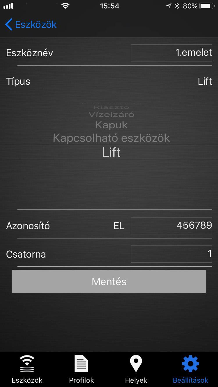 Telepítés és beállítás 6. Lépjen be az icontrall alkalmazás Beállítások menüjébe az okostelefonján vagy táblagépén (részletesen ld.