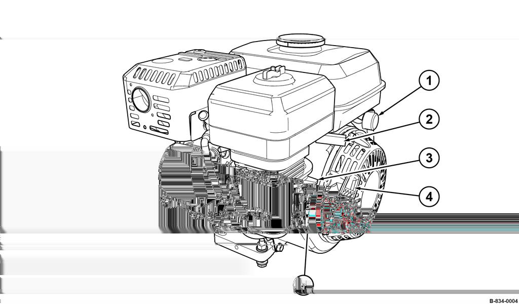 Kijelző- és kezelőelemek Motor 4.