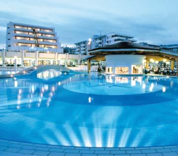 Színvonalas szálloda Bibione Spiaggia központi részén, tenger és a sétálóutca 50 m-re. Nagy felnőtt- és gyermek medence, napozóterasz, önkiszolgáló étterem, drinkbár, animáció, parkoló.