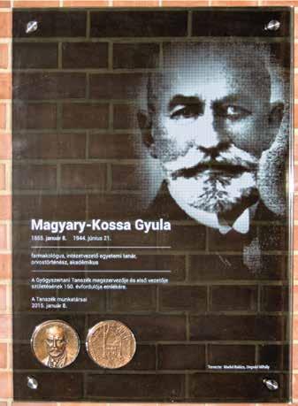 JUBILEUM AZ ÚJRA FELFEDEZETT MAGYARY-KOSSA MAGYARY-KOSSA GYULA születésnapján, 2015. január 8-án emlékeztek meg születésének 150.