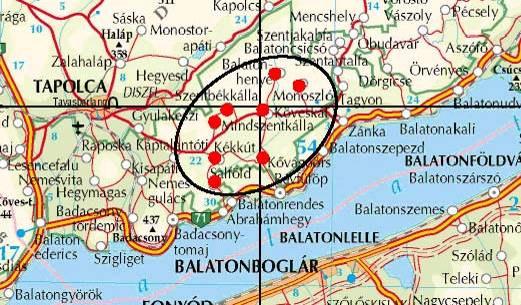 8 település Balatonhenye Kékkút Köveskál