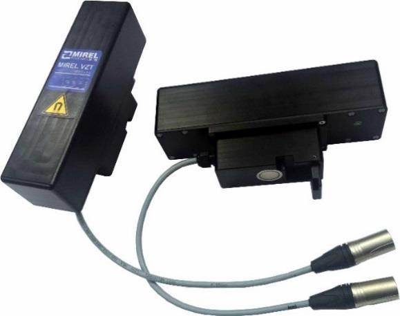 VZT.4 mellső paneljén elhelyezett konnektorok ismertetése: 1. Ipari kivitelezésű mikro-usb panelkonnektor. Mint tápkorrektor, a PBUSH tartozék csatlakoztatását szolgálja. 2.