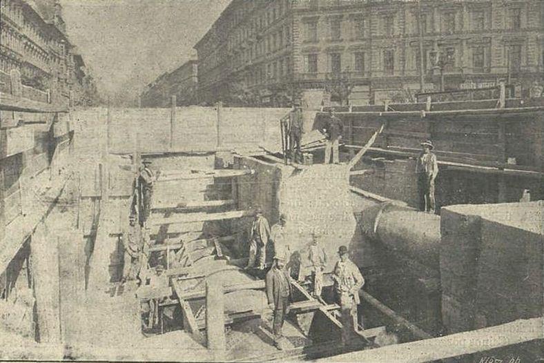 metszet 1896 Befektetés: főgyűjtőcsatorna és