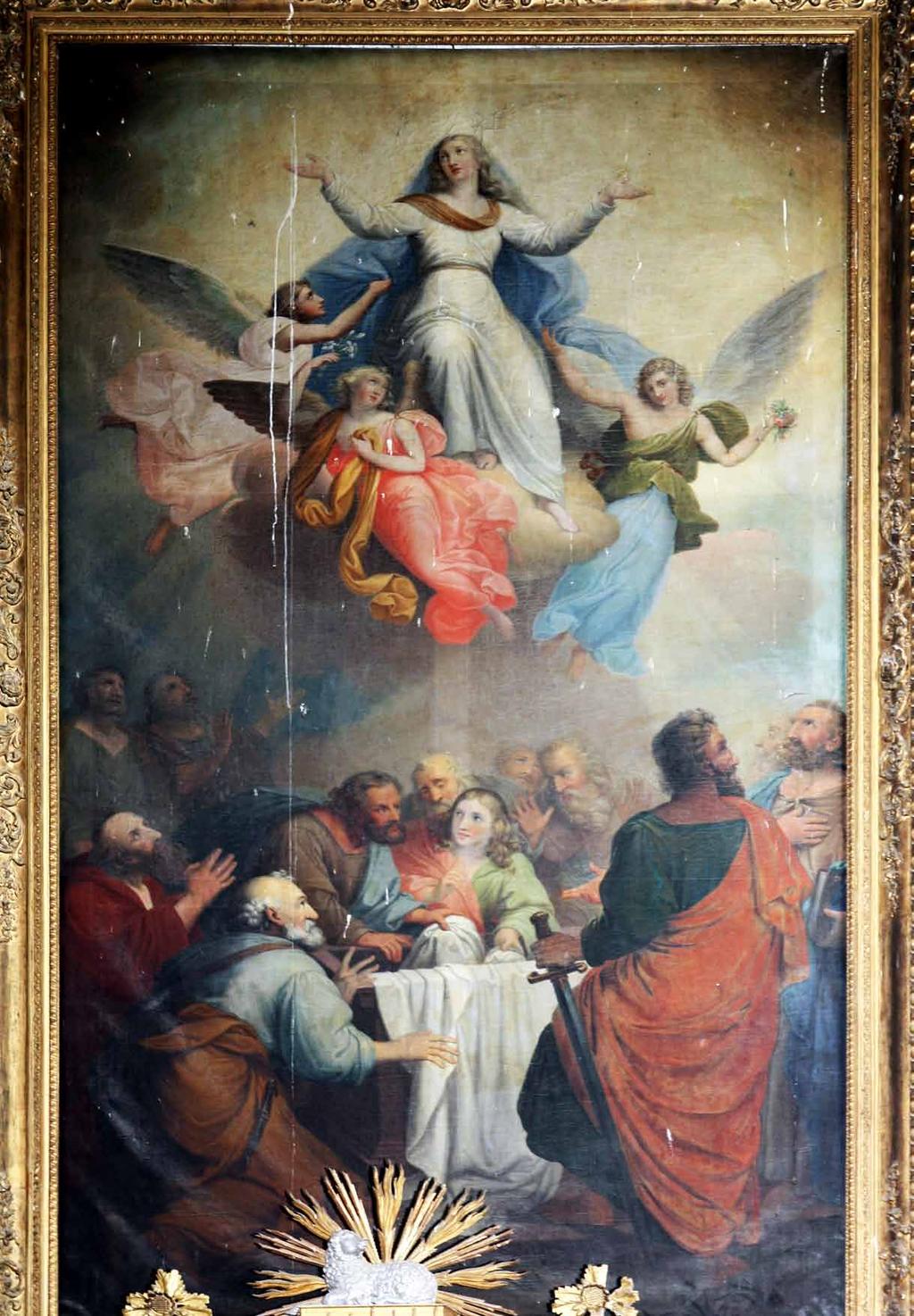 Ninkov 2014, 69 71. Schöfft József: Szeplőtelen fogantatás, 1813. Cca. 300x155 cm, olaj, vászon, j.j.l.: Sumtibus Stephany Esztergomy Selecti Civis. Pinxit Pestini Jos:Car. Schöfft 1813.