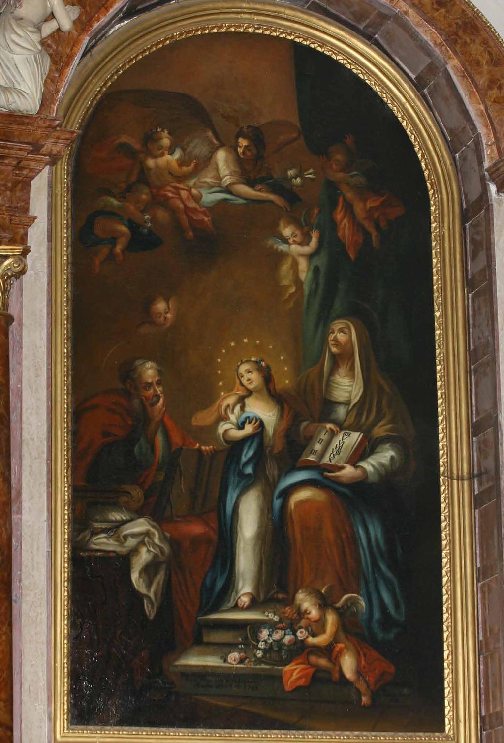 : Keresztrefeszítés, 1776. 250x170 cm, olaj, vászon,